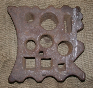 Molde de acero antiguo